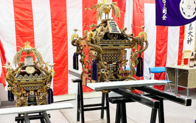 令和7年牛嶋祭礼 小神輿　朱引