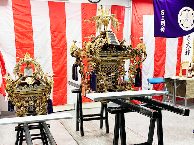 令和7年牛嶋祭礼 小神輿　朱引