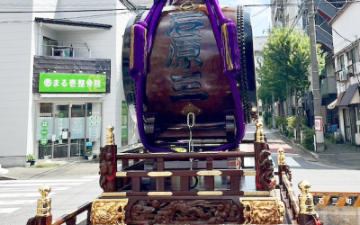 令和7年牛嶋祭礼 曳太鼓　朱引